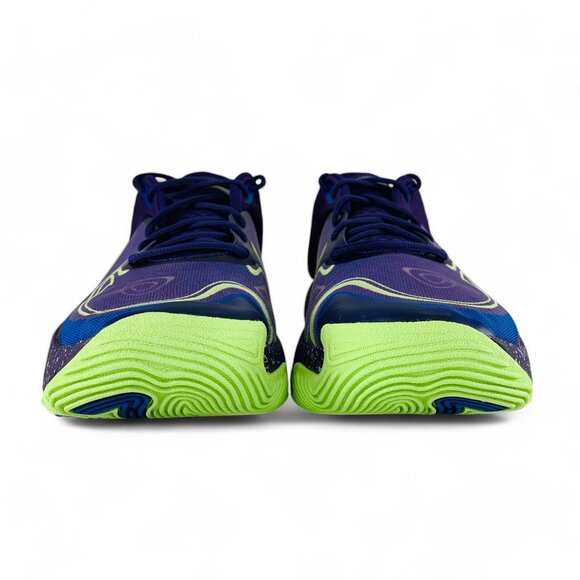Under Armour Spawn 6 Mid SOS Purple Green Men\'s Basketball Shoes 3028337-500 main image 8